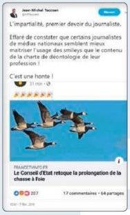 La Revue Nationale de La Chasse 859 Les médias publics contre la chasse