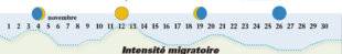 La Revue Nationale de La Chasse 866 Intensité migratoire