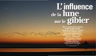 La Revue Nationale de La Chasse 867 L'influence de la lune sur le gibier