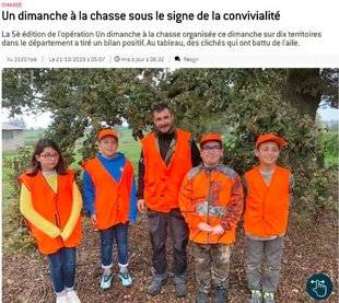 La Revue Nationale de La Chasse 867 Un dimanche à la chasse, succès médiatique