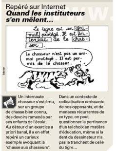 La Revue Nationale de La Chasse 868 Quand les instituteurs s'en mêlent...
