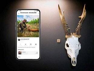 La Revue Nationale de La Chasse 934 Plaques QR Code HUNTAG