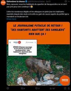 La Revue Nationale de La Chasse 935 Des sangliers abattus en pleine ville par des habitants ?