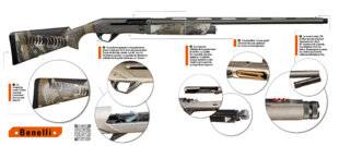 La Revue Nationale de La Chasse 935 Super Black Eagle III Camo Cerakote Tungsten cal. 12/89