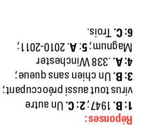 La Revue Nationale de La Chasse 942 TESTEZ VOS CONNAISSANCES