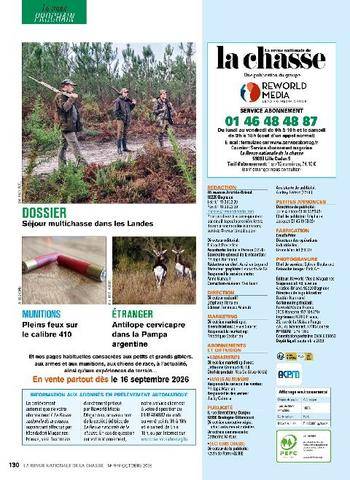 La Revue Nationale de La Chasse 949 