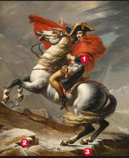Les Veillées des Chaumières 3478 Bonaparte franchissant le Grand-Saint-Bernard Jacques-Louis David