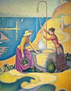 Les Veillées des Chaumières 3653 Femmes au puits Paul SIGNAC (1863-1935) Musée d'Orsay - Paris