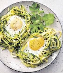 Les Veillées des Chaumières 3655 Nids de courgettes aux œufs