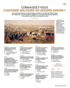 Guerres & Histoire 80 CONNAISSEZ-VOUS L'HISTOIRE MILITAIRE DU SECOND EMPIRE ?