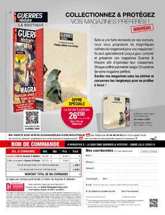 Guerres & Histoire 84 LA BOUTIQUE GUERRES & HISTOIRE