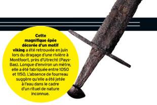 Guerres & Histoire 86 Cette magnifique épée décorée d'un motif viking
