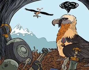 Guerres & Histoire 88 DES VAUTOURS ESPAGNOLS RÉVÈLENT UN GOÛT ATAVIQUE POUR LES « MILITARIA »