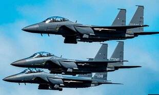 Guerres & Histoire 90 Son parc d'une soixantaine de F-15E d'attaque 