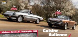 Auto Plus Classiques 78 Alfa Romeo Spider 2.0 - Fiat 124 Spider 2000
