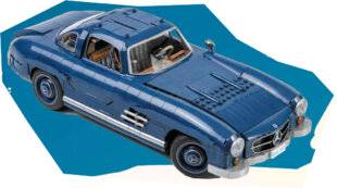 Auto Plus Classiques 82 Coffret de construction Mercedes 300 SL Mattel Brick Shop