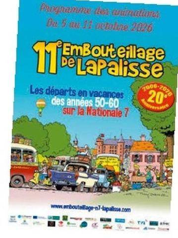 Auto Plus Classiques 86 11e Embouteillage de Lapalisse sur la N7
