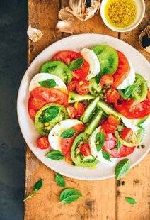 Gourmand 507 TOMATE MOZZARELLA, VINAIGRETTE À L'AIL NOIR
