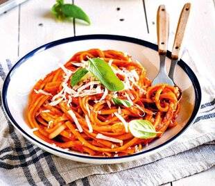 Gourmand 507 LINGUINIS À LA CRÈME DE POIVRON