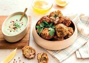 Gourmand 508 BOULETTES DE LAPIN FAÇON FALAFELS