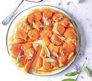 Gourmand 508 Tarte Tatin d'abricot à la verveine