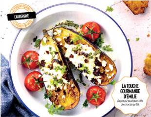 Gourmand 508 AUBERGINES RÔTIES, YAOURT GREC ET FETA