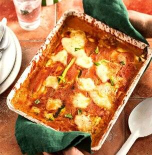 Gourmand 508 GRATIN DE COURGETTE, RICOTTA ET BASILIC