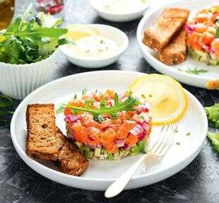Gourmand 508 TARTARE DE SAUMON