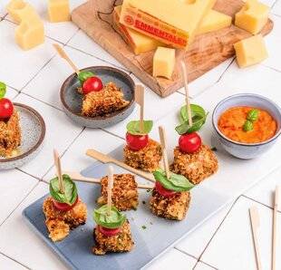 Gourmand 509 BROCHETTES D'EMMENTALER AOP SUISSE PANÉ