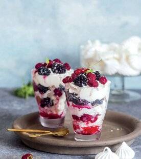 Gourmand 509 Eton mess aux fruits rouges