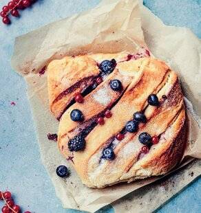 Gourmand 509 Fougasse d'Aigues-Mortes aux fruits rouges