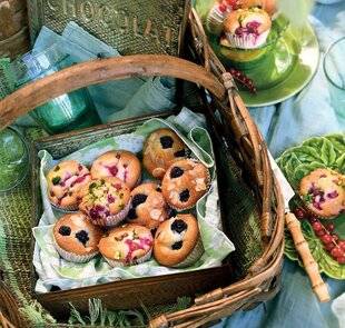 Gourmand 509 Muffins aux groseilles et aux mûres
