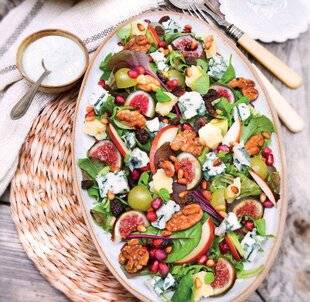 Gourmand 510 SALADE FRUITÉE AU ROQUEFORT ET AU CANTAL
