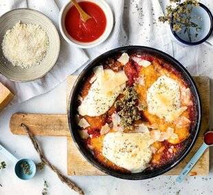 Gourmand 510 POULET À LA PIZZAÏOLA, MOZZARELLA ET PARMIGIANO REGGIANO