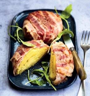 Gourmand 511 GÂTEAU DE POMME DE TERRE AU LARD ET AU COMTÉ
