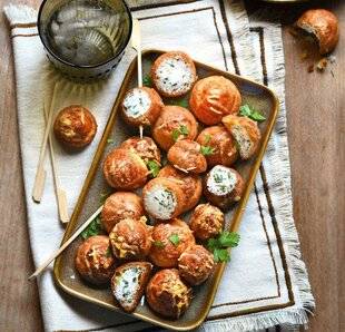 Gourmand 511 GOUGÈRES FOURRÉES AU FROMAGE FRAIS