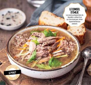 Gourmand 511 BOUILLON DE POULET FERMIER D'AUVERGNE AU QUINOA ET ÉPICES DOUCES