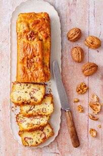 Gourmand 511 CAKE AU MAGRET SÉCHÉ, ROQUEFORT ET NOIX