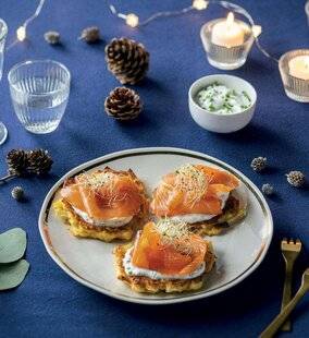 Gourmand 512 BLINIS DE POIREAU AU SAUMON FUMÉ