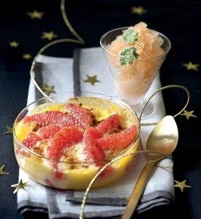 Gourmand 512 Gratin et granité au pamplemousse