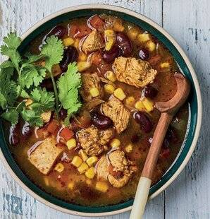 Gourmand 513 SOUPE MEXICAINE ÉPICÉE AU POULET