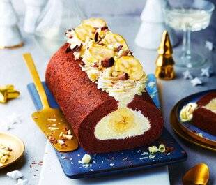 Gourmand 513 BÛCHE À LA BANANE, CHOCOLAT ET COCO