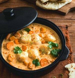Gourmand 513 CURRY DE COQUILLES SAINT-JACQUES AU LAIT DE COCO