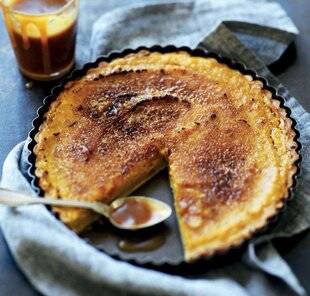 Gourmand 513 Tarte au potiron et caramel au beurre salé