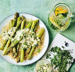 Gourmand 518 BOULGOUR ET ASPERGES SAUCE GRIBICHE