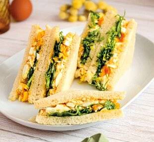 Gourmand 518 CLUB SANDWICH À L'ŒUF ET À L'ESTRAGON