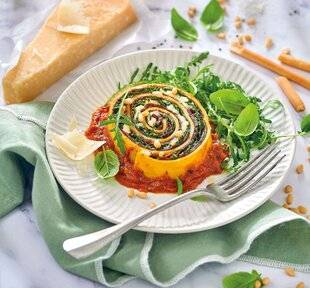 Gourmand 519 LASAGNES FAÇON INVOLTINI À LA BRESAOLA ET ROQUETTE