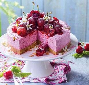 Gourmand 519 Cheese-cake sans cuisson à la cerise