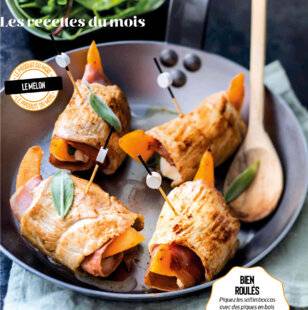 Gourmand 520 SALTIMBOCCA DE VEAU AU MELON ET À LA SAUGE