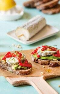 Gourmand 520 TARTINES FRAISE ET AVOCAT
